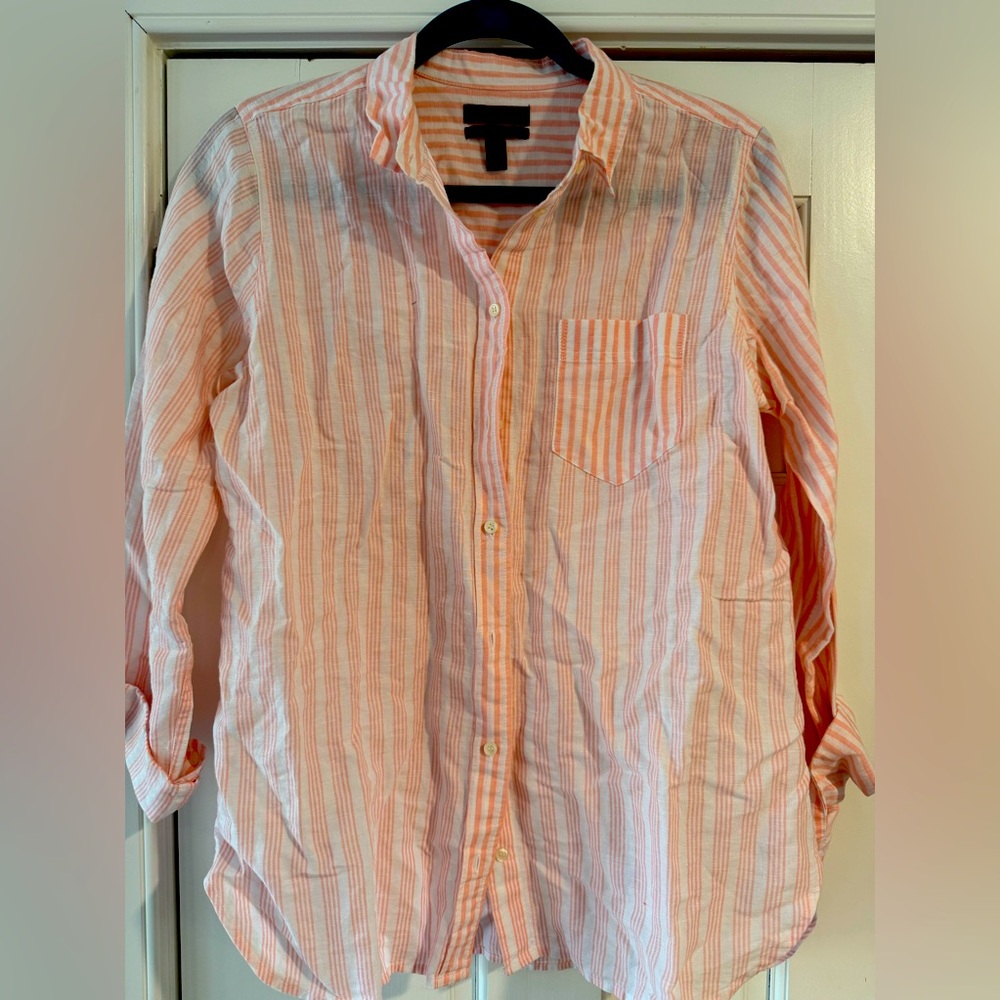 JCrew linen blouse